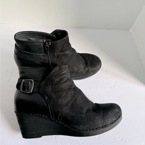 Dansko Shirley Black Wedge Bootie N5881 Size EU 40 - Picture 6 of 10